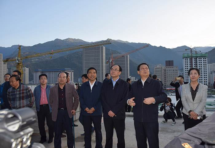 全國、省市政協(xié)委員體驗蘭渝鐵路、視察階州廣場