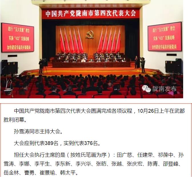 市第四次黨代會(huì)勝利閉幕！選出新一屆領(lǐng)導(dǎo)班子